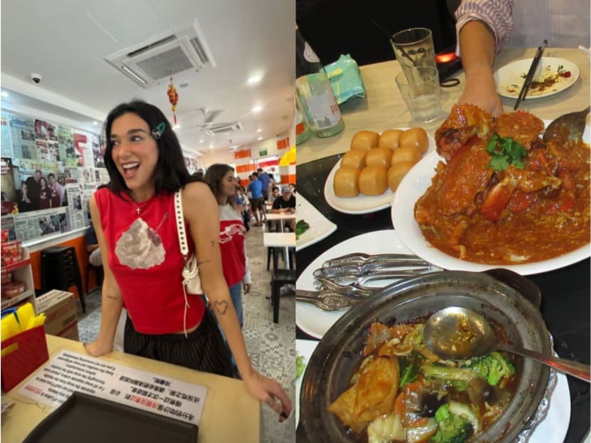 Singer Dua Lipa explores Katong enjoys laksa and sour plum drink ahead