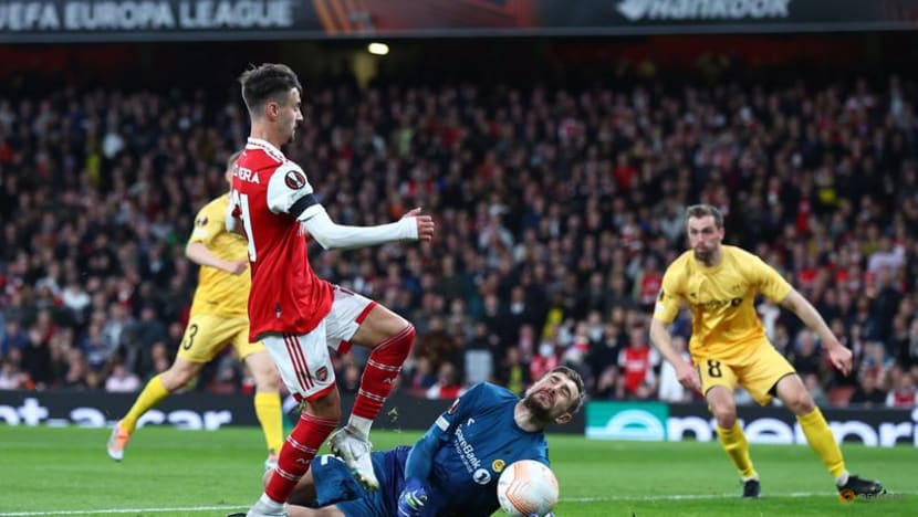 Arsenal ease to 3-0 win over Bodo/Glimt Arsenal ease to 3-0 win over Bodo/Glimt