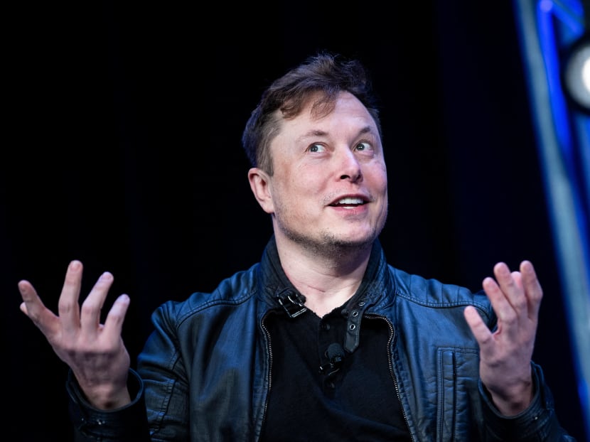 Elon Musk speaks during the Satellite 2020 conference at the Washington Convention Center on March 9, 2020.