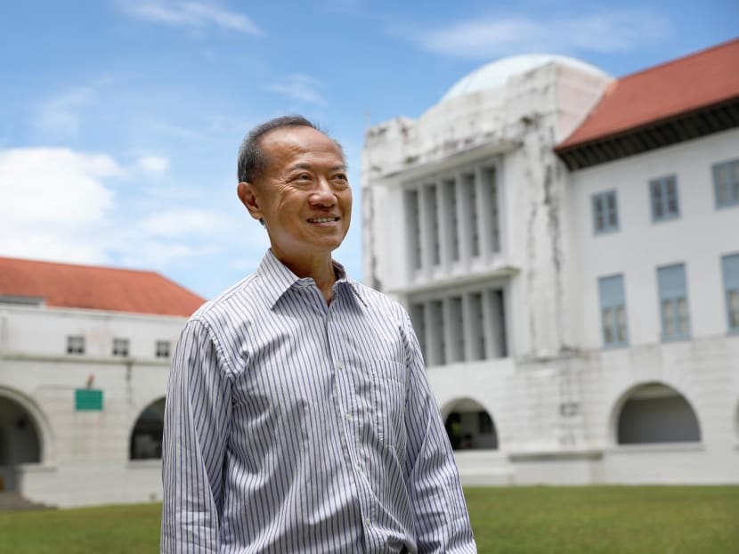 Former foreign affairs minister George Yeo, photographed at the National University of Singapore's Bukit Timah campus.