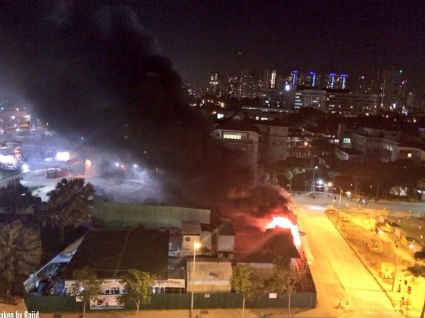 Fire breaks out at DTL Little India station worksite