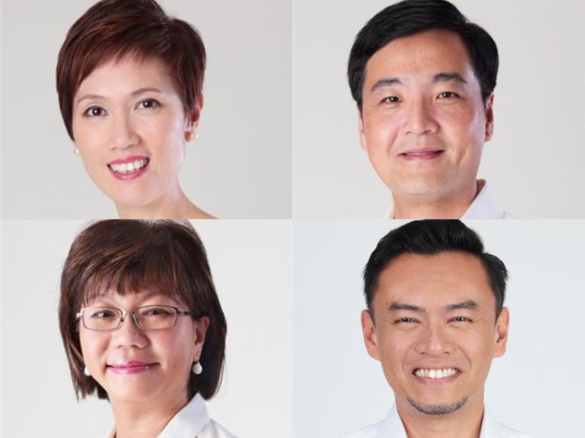 Clockwise from left: Mrs Josephine Teo, Mr Heng Chee How, Dr Wan Rizal and Ms Denise Phua.