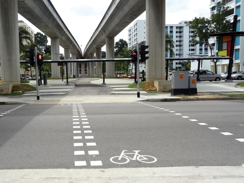 Cycling facilities in some towns. Photo: URA