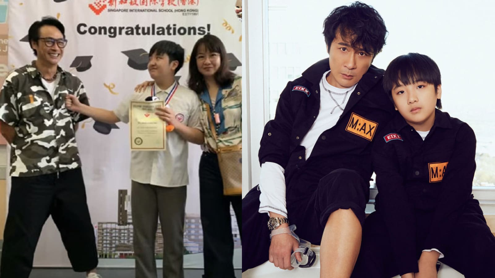 Francis Ng's Son Just Completed His Primary School Education At The Singapore International School In Hongkong Francis Ng's Son Just Completed His Primary School Education At The Singapore International School In Hongkong