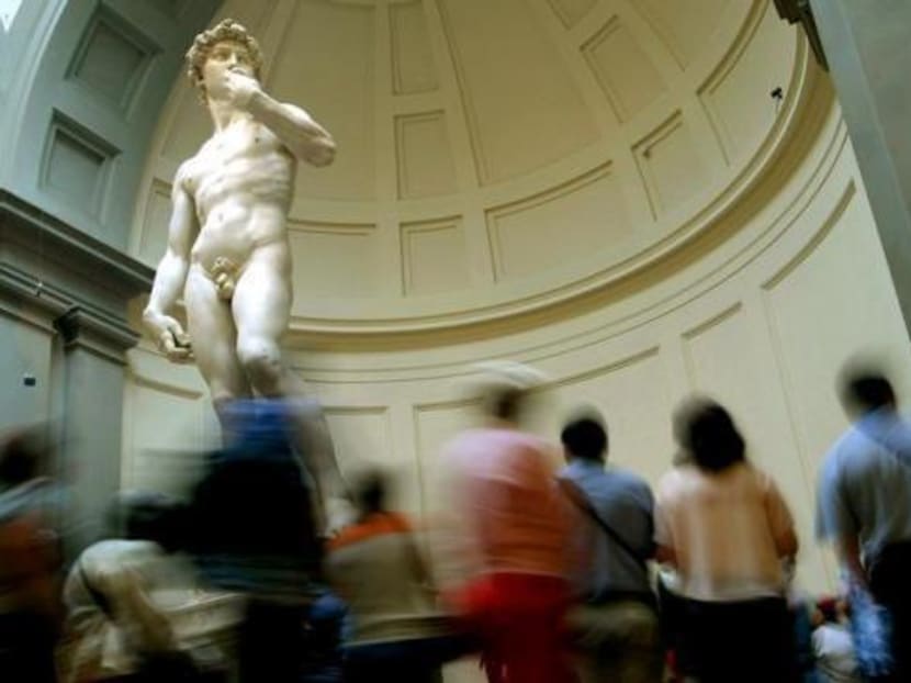 Michelangelo’s David. Photo: Reuters