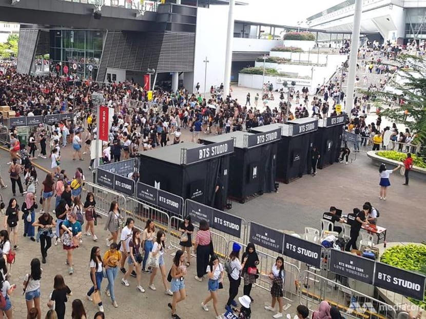 Merch of the ARMY: BTS fans queue overnight, spend hundreds on merchandise Merch of the ARMY: BTS fans queue overnight, spend hundreds on merchandise
