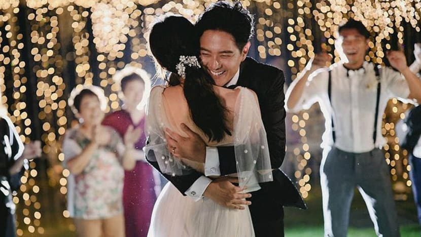 Edwin Siu, Priscilla Wong’s romantic wedding in pictures