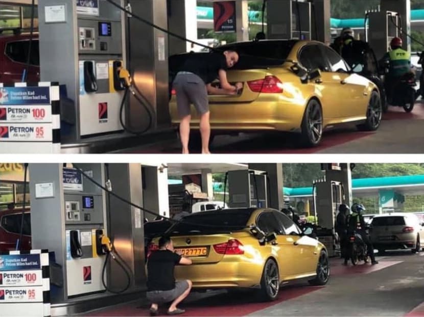 Car-plate switcheroo in Johor: LTA investigating driver of Singapore-registered BMW Car-plate switcheroo in Johor: LTA investigating driver of Singapore-registered BMW