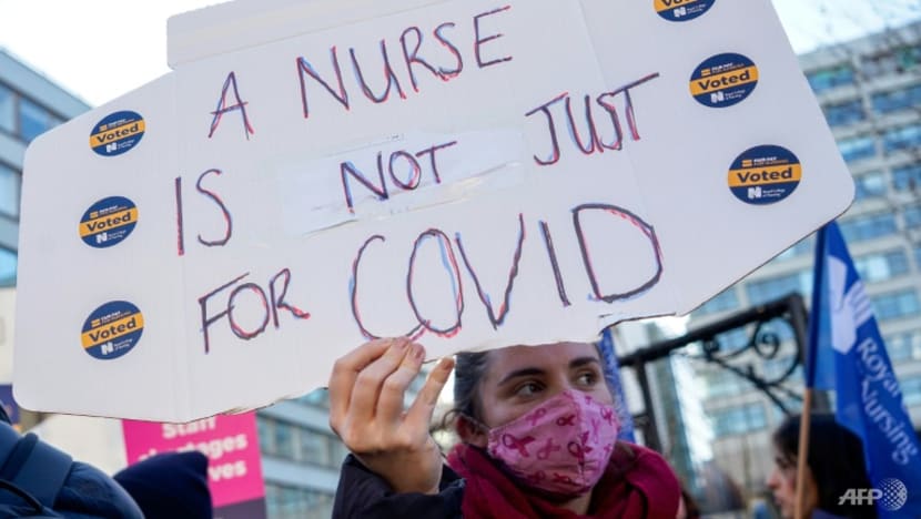 Nurses in England stage new walkout over pay Nurses in England stage new walkout over pay