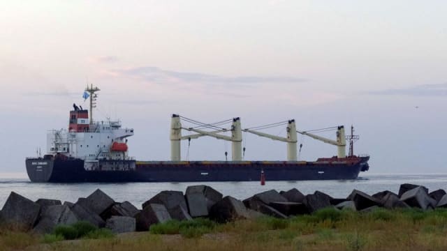 又有四艘装载粮食的船只离开乌克兰港口