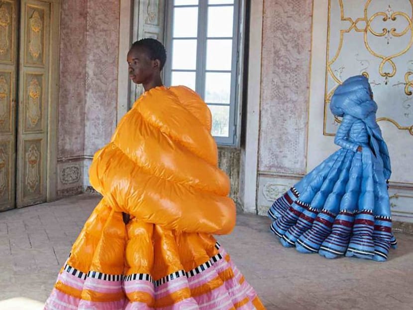 Attending a gala event? Make a dramatic entrance with Moncler's puffer ball gowns Attending a gala event? Make a dramatic entrance with Moncler's puffer ball gowns