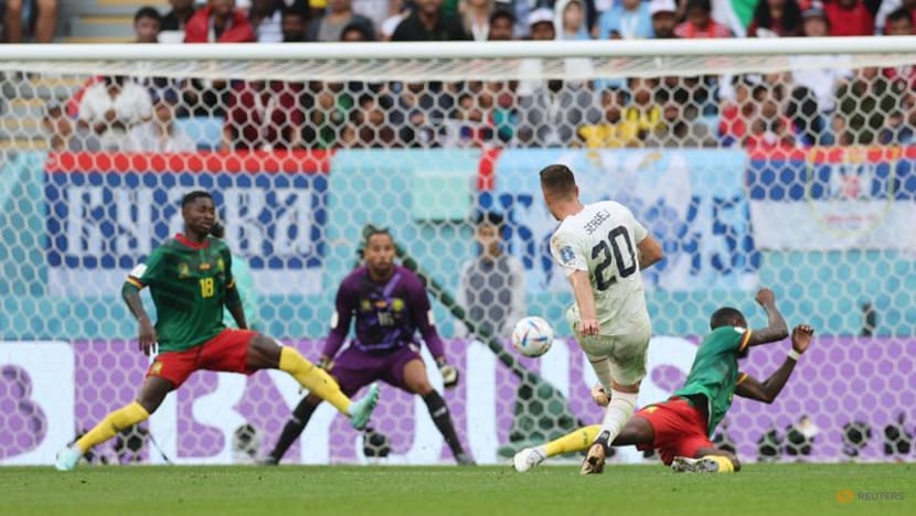 Aboubakar inspires Cameroon rally in 3-3 draw with Serbia Aboubakar inspires Cameroon rally in 3-3 draw with Serbia