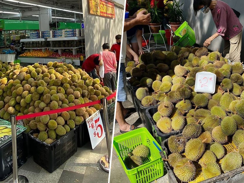 Durian season has started.
