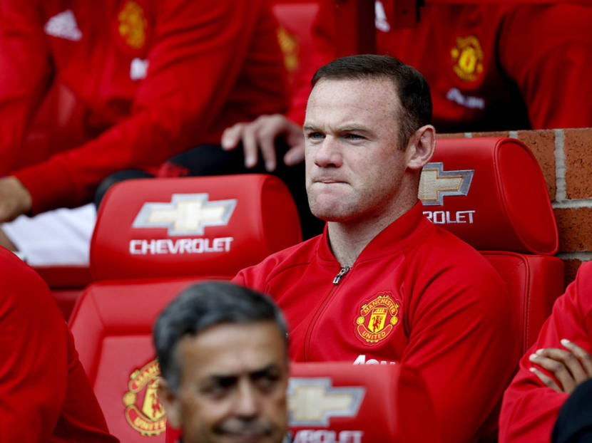 Captain Wayne Rooney was dropped for the first time since Jose Mourinho took over at Manchester United. Photo: Reuters