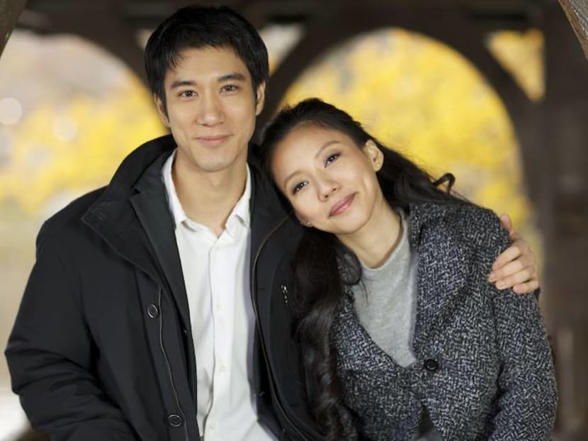 Wang Leehom and his sweetheart, 27-year-old Lee Jinglei. Photo: Wang Leehom's Facebook page