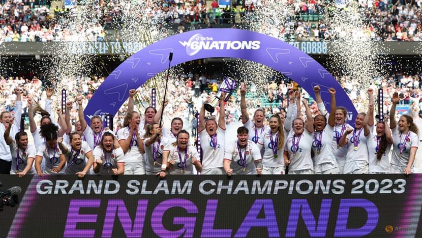 England hold off France to win women's Six Nations Grand Slam