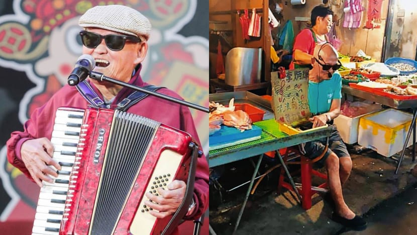 Blind Taiwanese Singer Lee Ping-Huei, 71, Earns S$474 A Month Busking; Income Badly Affected By COVID-19, Bad Weather