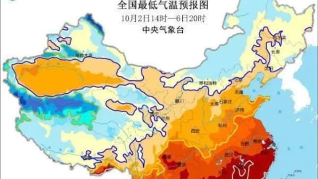多地料“一夜入冬” 中国发布12年来最早寒潮预警
