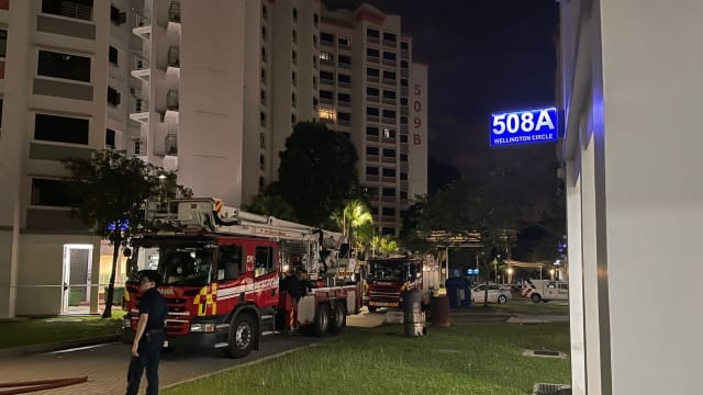 威灵顿圈凌晨发生火患 两人送院80人被疏散