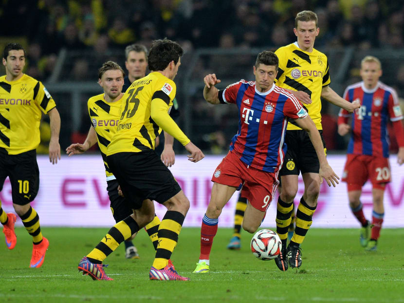 A match between Borussia Dortmund and FC Bayern Muenchen on April 4, 2015 in Dortmund, Germany. Getty Images file photo