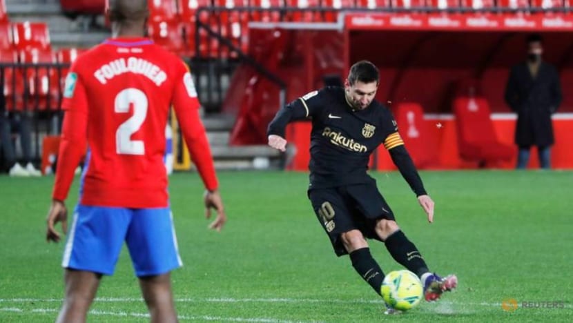 Football: Messi and Griezmann put on show as Barca out-class Granada Football: Messi and Griezmann put on show as Barca out-class Granada