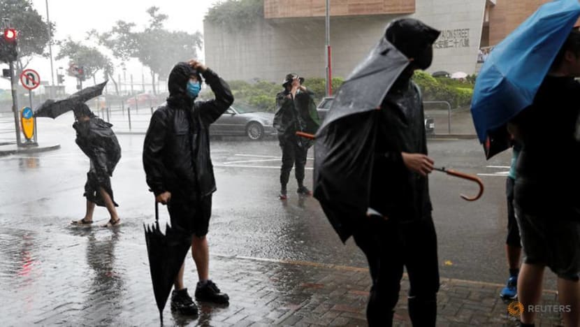 Hong Kong braces for Cyclone Wipha; observatory issues storm signal No 8 Hong Kong braces for Cyclone Wipha; observatory issues storm signal No 8