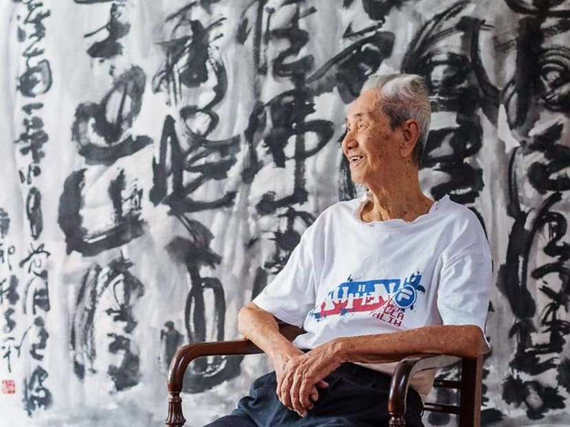 CNA Lifestyle Experiences: At 98, Singapore's oldest living artist continues to be obsessed with art