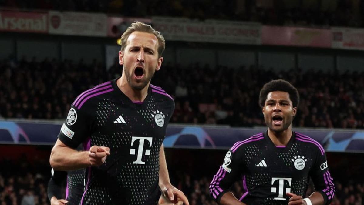 Kane scores as Bayern Munich draw 2-2 at Arsenal
