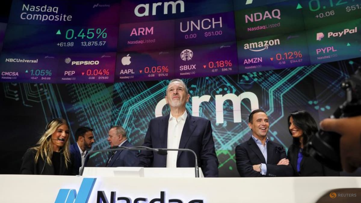 ARM lifts Nasdaq ahead of NYSE on IPO capital raises TODAY