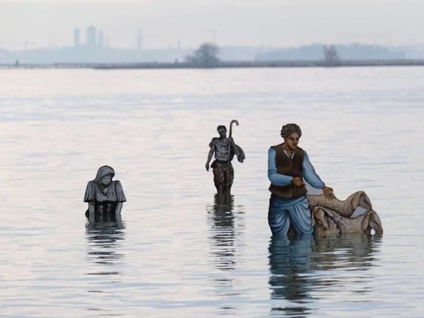 Floating nativity brings Christmas to Venice lagoon Floating nativity brings Christmas to Venice lagoon