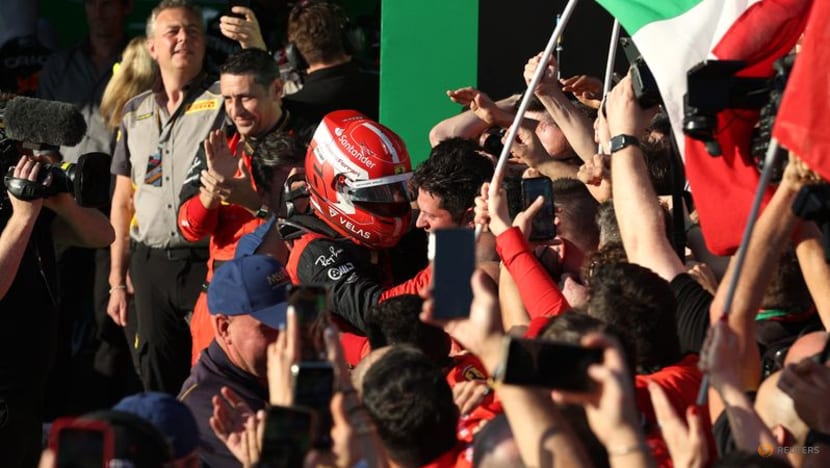 Leclerc claims thumping win in Australia for Ferrari Leclerc claims thumping win in Australia for Ferrari