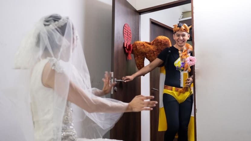 Growing up in costumes, getting married in the same way — this is life as a mascot maker