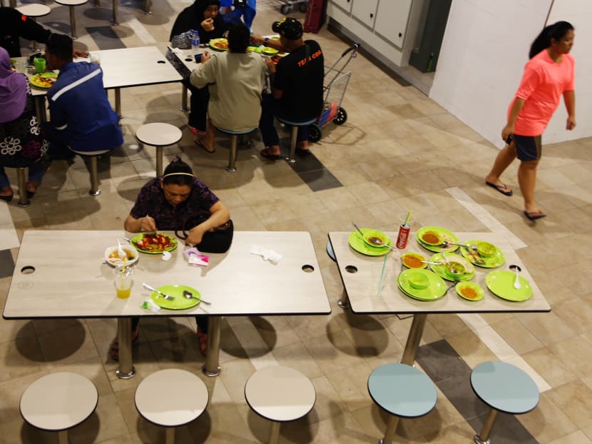 A TODAY reader writes that coercive measures rarely work to incentivise behaviour, citing Yishun Park Hawker Centre as an example where patrons return only the tray without the used utensils, which are left behind on the table - possibly on purpose, or in retaliation. TODAY file photo