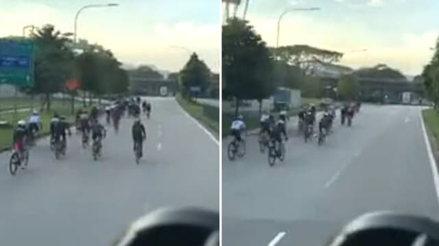 数十名脚踏车骑士在大士骑行 引发安全忧虑