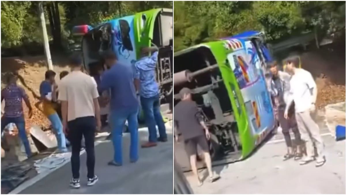云顶高原发生车祸 两名中国游客身亡 司机无证