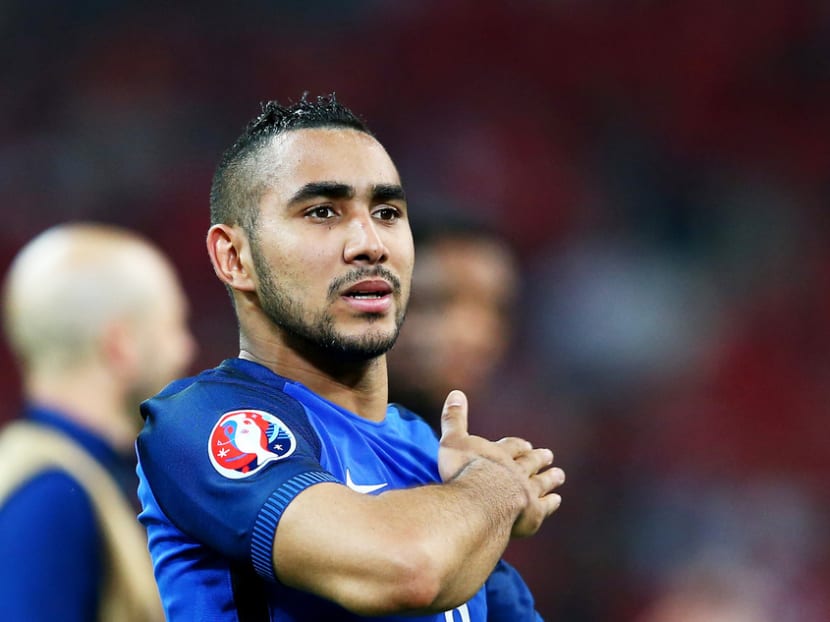 France’s Dimitri Payet enjoying his team’s 2-0 win against Albania. Photo: Getty Images