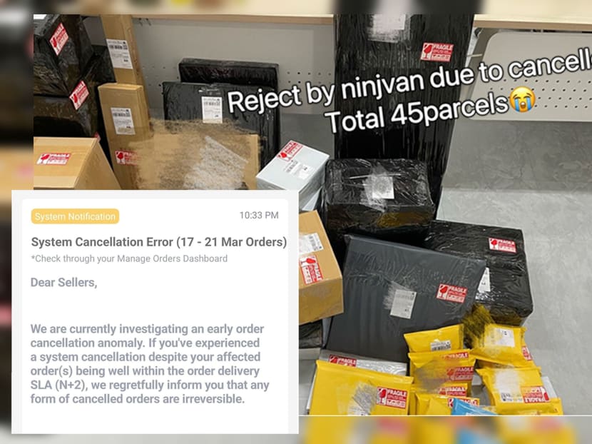 Screenshots of posts by affected Lazada sellers on the Lazada SG Seller Community Facebook page. Screenshots of posts by affected Lazada sellers on the Lazada SG Seller Community Facebook page.