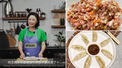 Simple Recipe To Try At Home: Xiang Yun’s Meatless Impossible Beef Dumplings