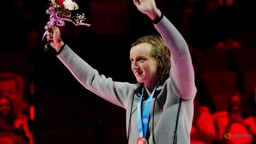 Olympics-Ledecky takes care of business, books ticket to Tokyo Olympics-Ledecky takes care of business, books ticket to Tokyo