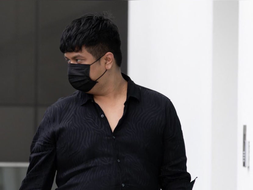YouTube personality Dee Kosh, whose real name is Darryl Ian Koshy, leaving the State Courts on Aug 19, 2021.