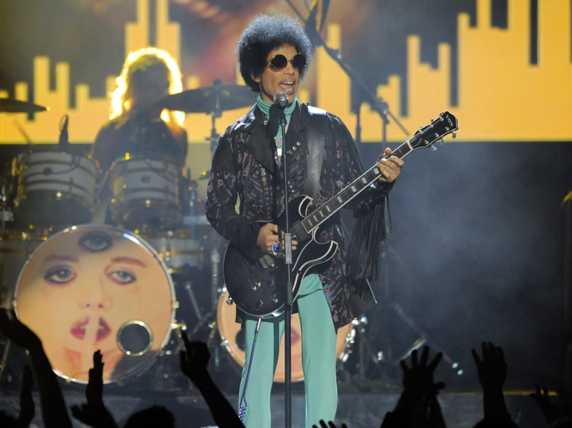 Prince performs at the Billboard Music Awards at the MGM Grand Garden Arena in Las Vegas. Photo: AP