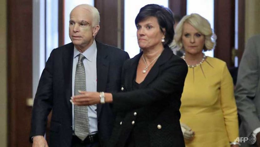 Singapore leaders pen condolences to wife of late US senator John McCain Singapore leaders pen condolences to wife of late US senator John McCain