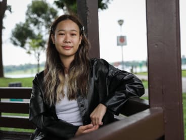 Jillian Lau, 19, is studying communications and media management at Temasek Polytechnic.