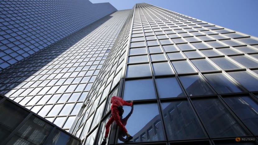 'French Spiderman' climbs Paris skyscraper to mark turning 60 'French Spiderman' climbs Paris skyscraper to mark turning 60