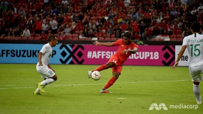 Piala AFF Suzuki: S'pura tewaskan Indonesia 1-0, Hariss Harun jaring gol kemenangan