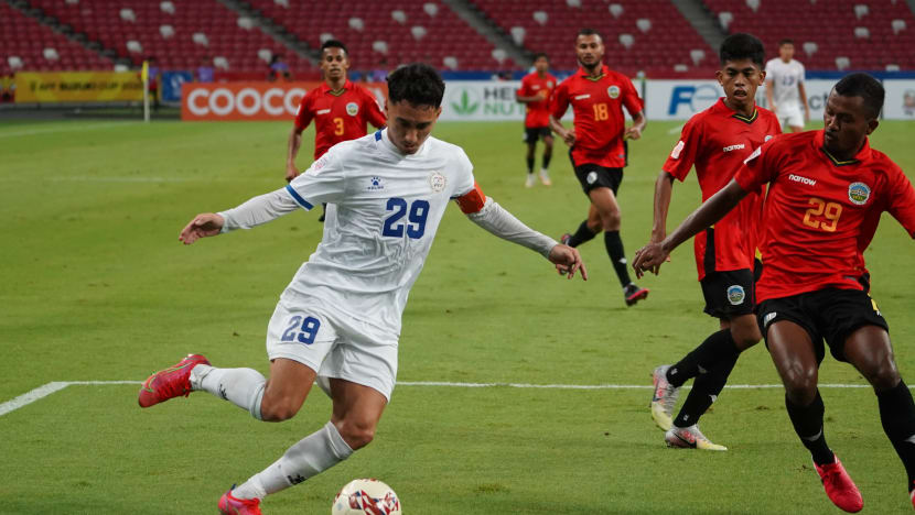 Philippines thrash Timor-Leste 7-0 in second Suzuki Cup game Philippines thrash Timor-Leste 7-0 in second Suzuki Cup game