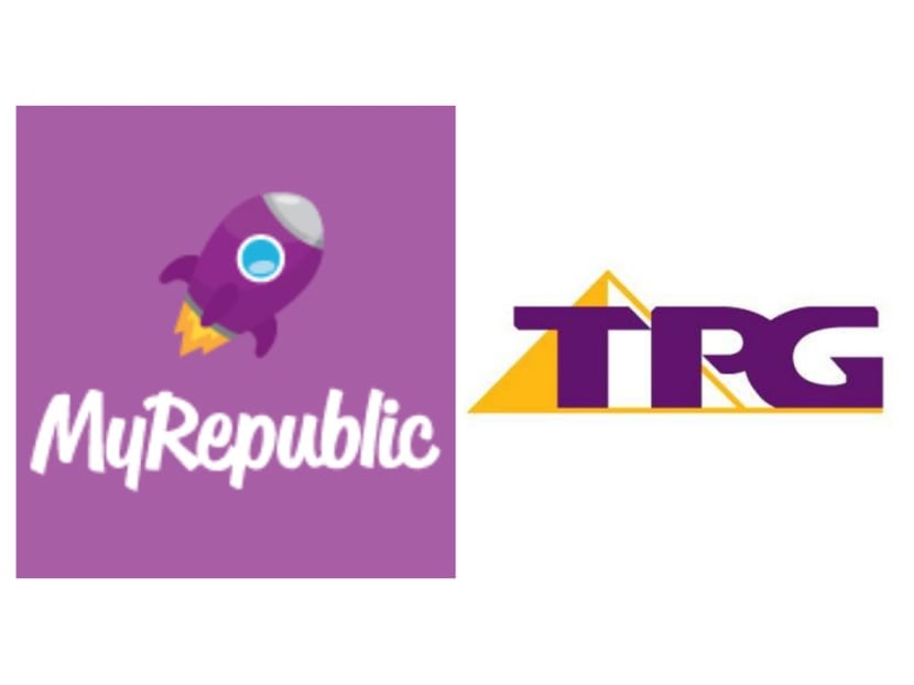 MyRepublic and Australian telco TPG. Photos: Twitter