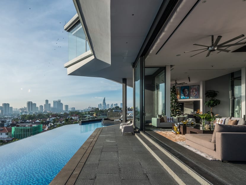 In Kuala Lumpur, a 10,000 sq ft home with a panoramic view of the city skyline
