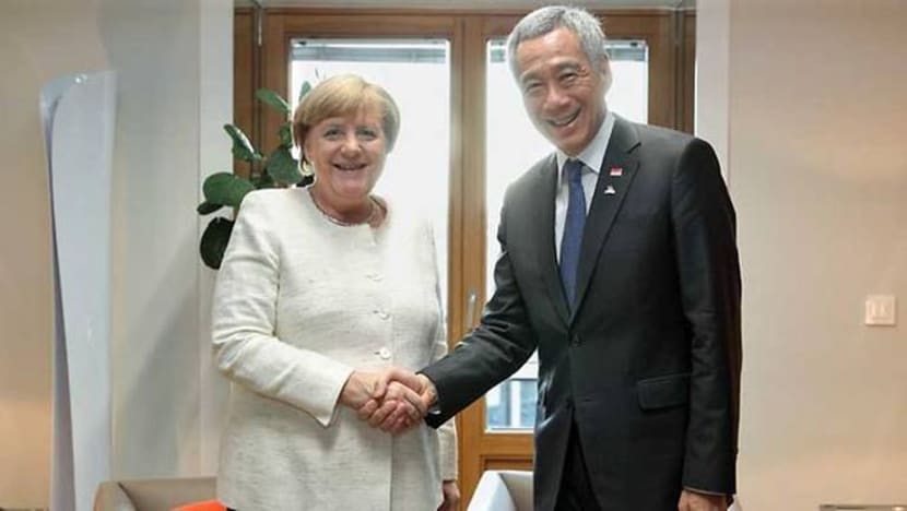 PM Lee, Canselor Jerman Merkel alu-alukan perjanjian dagangan EU-S'pura