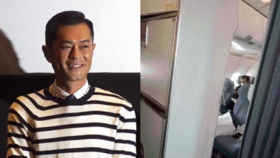 Louis Koo Seen Eating Cup Noodles On Economy Class Flight; Becomes Even More Popular With Netizens